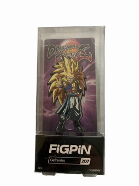 FiGPiN Dragon Ball FighterZ Gotenks Action Figure One Size Yellow Blue NIB